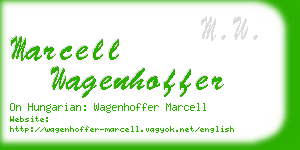 marcell wagenhoffer business card